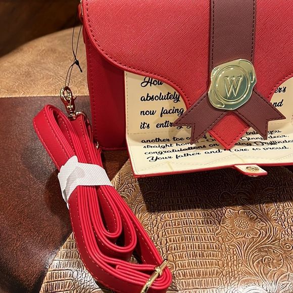 Harry Potter Howler Loungefly Crossbody— RARE NWT Ron Weasley Purse- LAST 1 - Picture 10 of 11